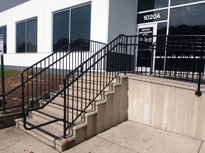 Commercial building exterior renovation completed by TopKey Construction